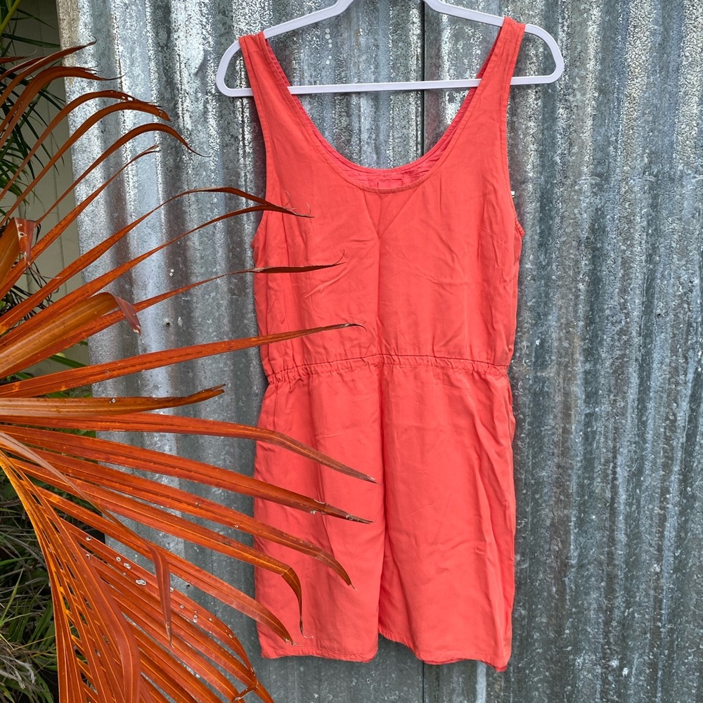 Coral dress